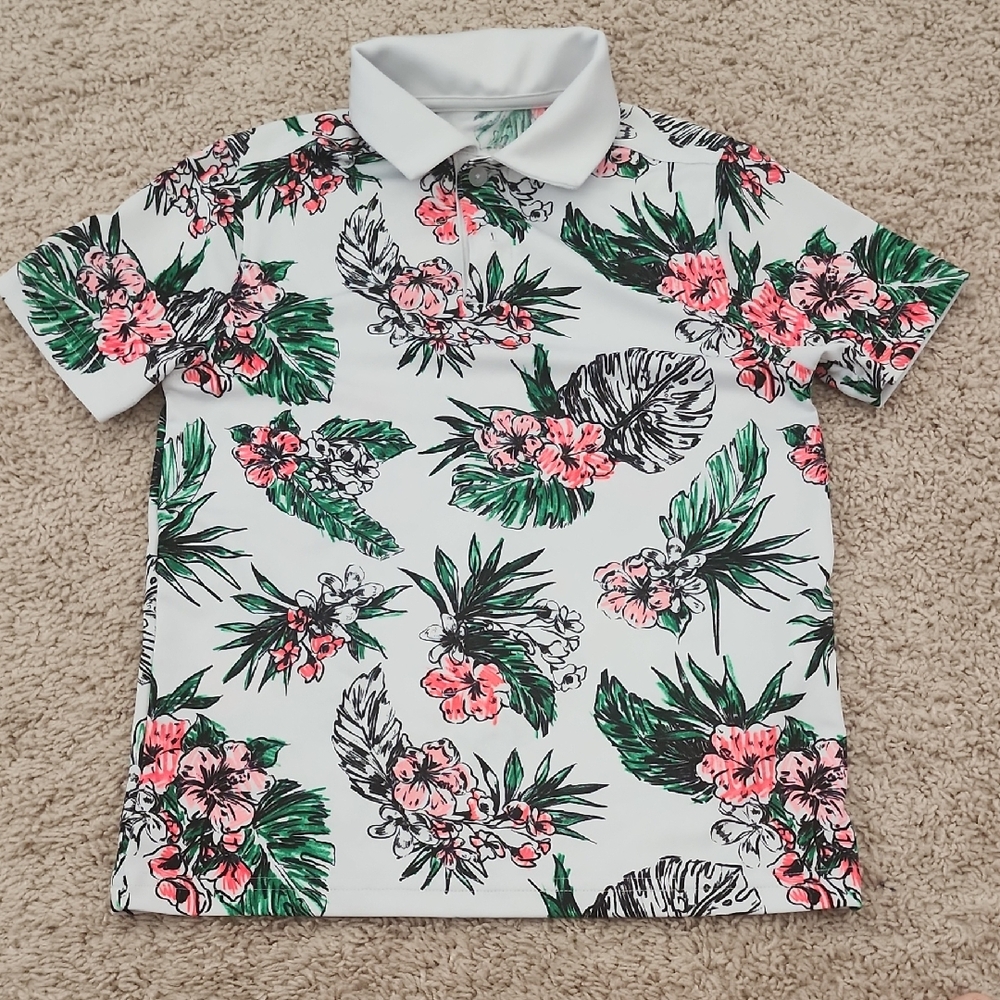 Under Armour Floral Polo Youth Small